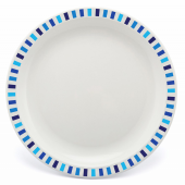 Polycarbonate Patterned Plate 25.5cm (Pack of 10)
