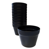 Polypropylene MutliPots Black (Pack of 10)