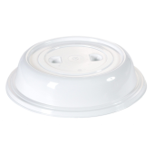 Polypropylene Plate Cover with Finger Grip 25.9cm White 