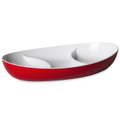 Acrylic Hors Doeuvre Tray 28x17x5cm Blue (Pack of 4)
