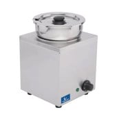 Hurricane Round Pot Wet Bain Marie 6.5 Litre