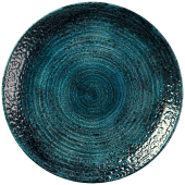 Churchill Homespun Chroma Blue Evolve Coupe Plate 26cm/10.25" (Pack of 12)