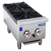 Hurricane 2 Burner Hob Gas Nat/LPG