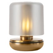 Churchill Humble Firefly Table Light Gold Frosted