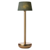 Churchill Humble Air Table Light Gold/Emerald Linen