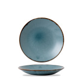 Dudson Harvest Blue Deep Coupe Plate 25.5cm