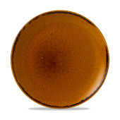Dudson Harvest Brown Evolve Coupe Plate 26cm