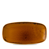 Dudson Harvest Brown Oblong Plate 29.8x15.3cm