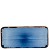 Dudson Harvest Indigo Organic Coupe Rectangular Platter 34.6 x 15.6cm/13.625 x 6.25" (Pack of 6)