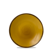 Dudson Harvest Mustard Deep Coupe Plate 10 Inch (Pack of 12)