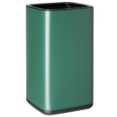 Bolero Square Waste Bin Green 10 Litre