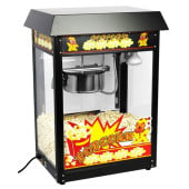 Haxro Commercial Popcorn Maker Popcorn Machine 56cm 1.35kW Black