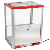 Haxro Commercial Popcorn Warmer / Nacho Warmer Cabinet 30 Litre 200W Red