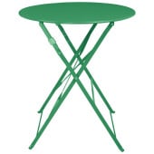 Bolero Perth Forest Green Pavement Round Table 600mm