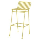 Bolero Spritz Slatted Bar Stools Limoncello Yellow (Pack of 2)