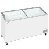 Tefcold Display Chest Freezer Sliding Curved Glass Lid 430 Litre