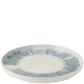Churchill Inked Lyra Blue Walled Plate 26cm/10.3" (Pack of 6)