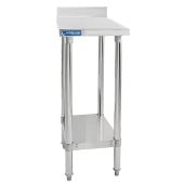 Stainless Steel Infill Wall Food Prep Table With Splashback 300 x 600mm
