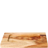 Acacia Wood Serving Board With Insert 21 x 16cm (Pack of 6)