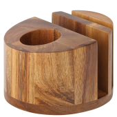 Acacia Menu & Cutlery Holder 12.5cm/5" (Pack of 6)