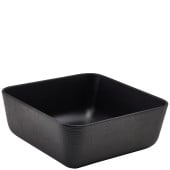 GenWare Melamine Black Jute Square Buffet Bowl 25cm/9.8"