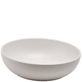 GenWare Melamine White Jute Buffet Bowl 28 x 7.5cm