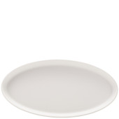 GenWare Melamine White Jute Oval Dish 47.5 x 23.8 x 3.5cm