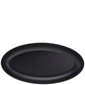 GenWare Melamine Black Jute Deep Oval Dish 55 x 27.5 x 7.5cm