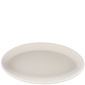 GenWare Melamine White Jute Deep Oval Dish 55 x 27.5 x 7.5cm