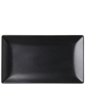 Noir Rectangular Black Plate 25 x 14.5cm/10 x 5.75" (Pack of 12)