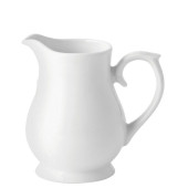 Titan White Chatsworth Jug 1/4 Pint/140ml (Pack of 6)