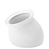 Titan White Angled Top Pot 11cm/4" 