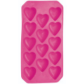 BarCraft Flexible Heart Shaped Ice Cube Tray