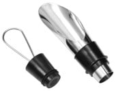 Wine Pourer with Removable Stopper Stainless Steel 