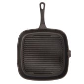 KitchenCraft Cast Iron Grill Pan Square Ribbed 23cm/9"