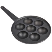 KitchenCraft Cast Iron Danish Pancake & Kuzhi Pan 20.5cm/8"
