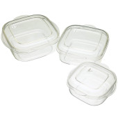 KitchenCraft Microwave Casserole 3 Piece Set