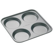 MasterClass Non-Stick Four Hole Yorkshire Pudding Pan 24cm/9.4"