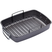 MasterClass Non-Stick Roaster with Rack 40 x 28 x 7.5cm/15.7" x 11" x 3"