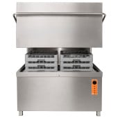 Kingfisher Twin Basket Pass Through Hood Dishwasher & Utensilwasher