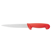 Red Colour Coded Fillet Knife 17cm