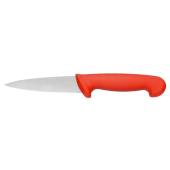Red Colour Coded Paring Knife 8cm