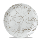 Churchill Studio Prints Kintsugi Grey Evolve Coupe Plate 11.25 Ich (Pack of 12)