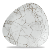 Churchill Studio Prints Kintsugi Agate Grey Lotus Plate 26.5cm/10.38" (Pack of 12)