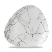 Churchill Studio Prints Kintsugi Grey Lotus Plate 7 Inch (Pack of 12)