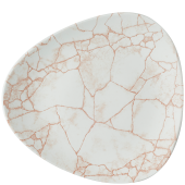 Churchill Studio Prints Kintsugi Coral Lotus Plate 26.5cm/10" (Pack of 12)