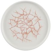 Churchill Studio Prints Kintsugi Coral Walled Plate 21cm/8.67" (Pack of 6)