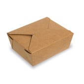 Kraft Takeaway Food Boxes Number 8 1400ml 49oz (Pack of 300)