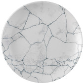 Churchill Studio Prints Kintsugi Pearl Grey Evolve Coupe Plate 26cm/10.25" (Pack of 12)