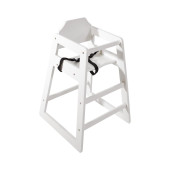 Bolero Wooden Highchair Antique White